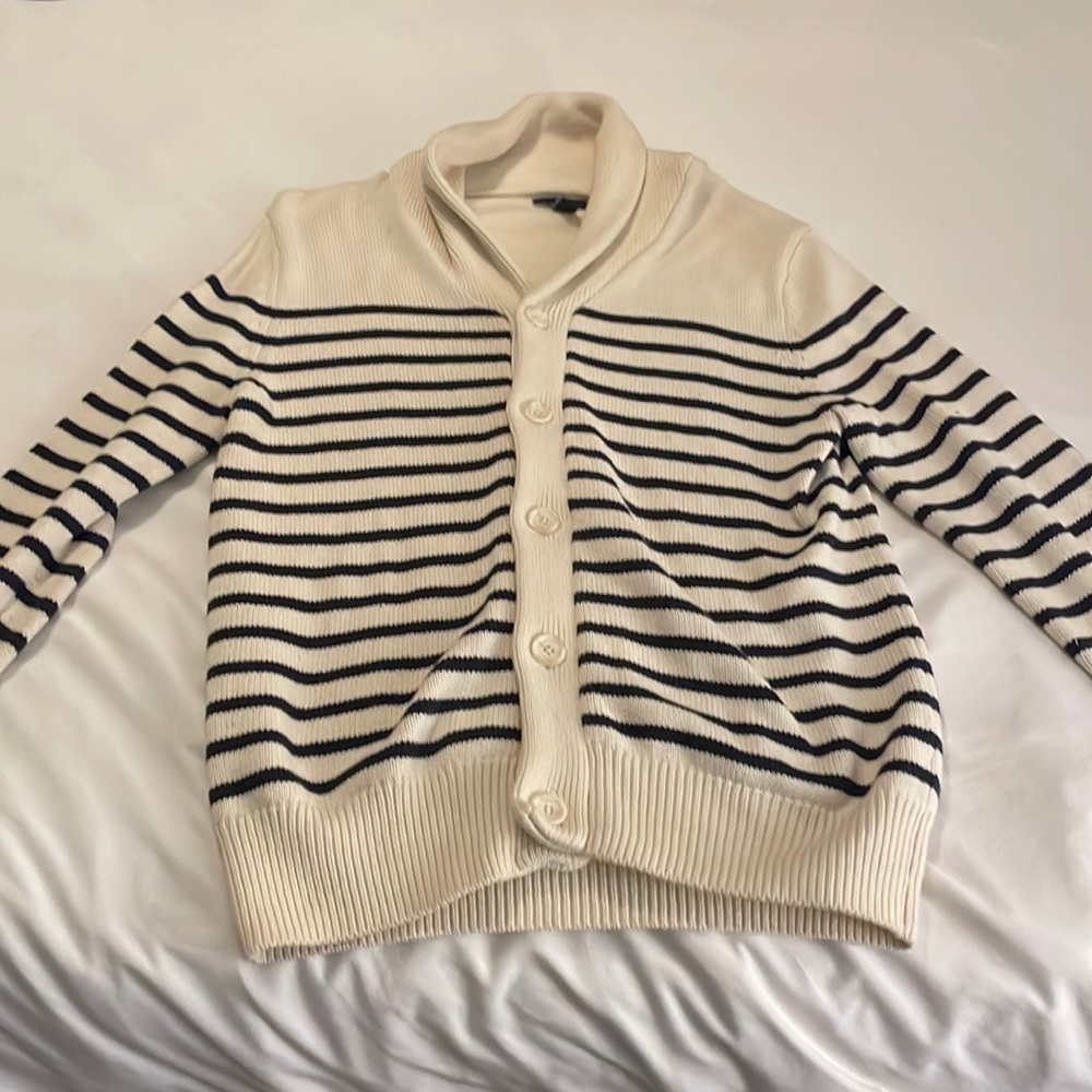 Gap striped cardigan